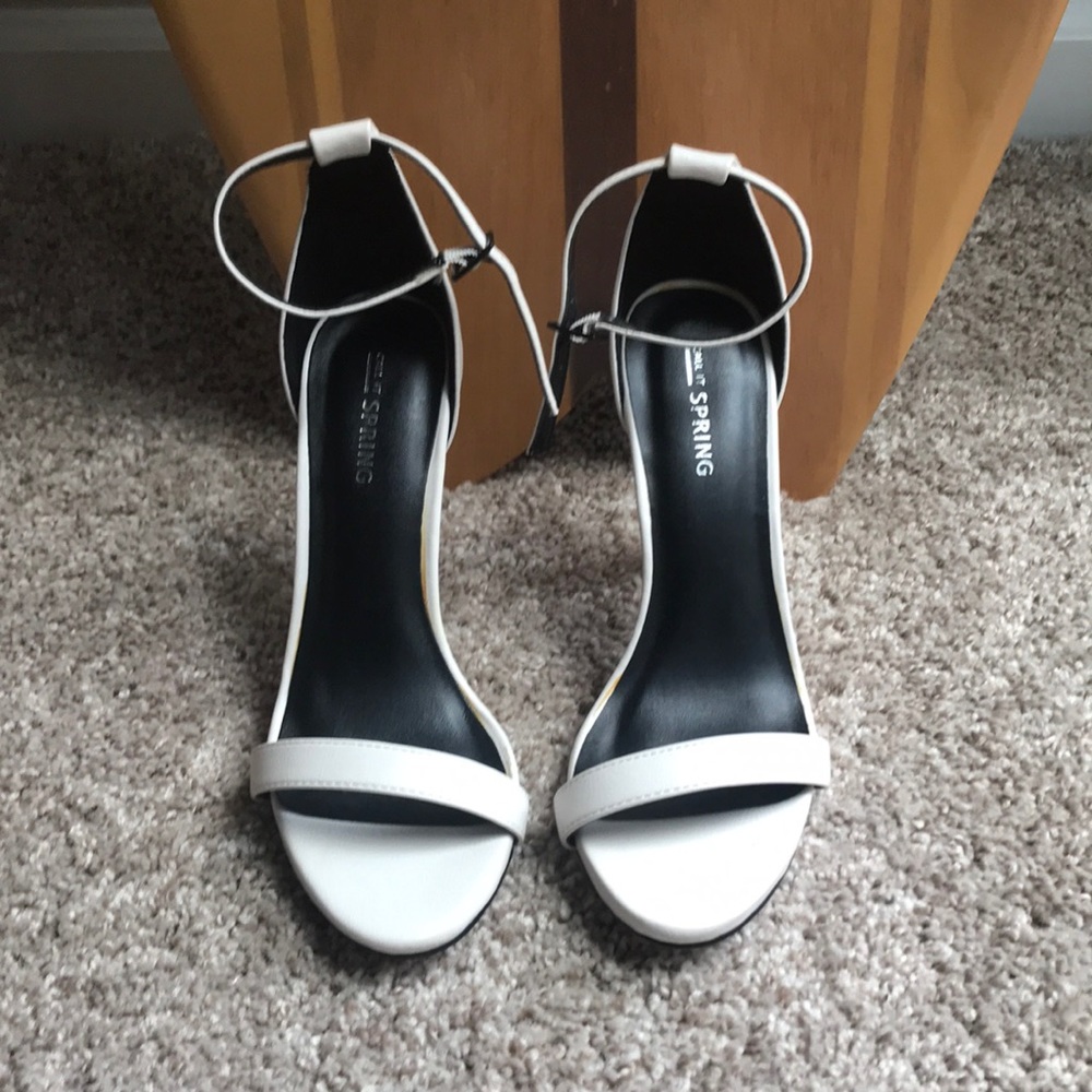 Call it Spring open toed high heels